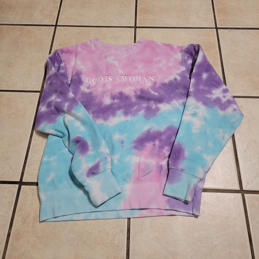 Ariana Grande Pastel Tie-Dye Sweater